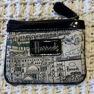 Harrods Monochrome Cityscape Pouch
